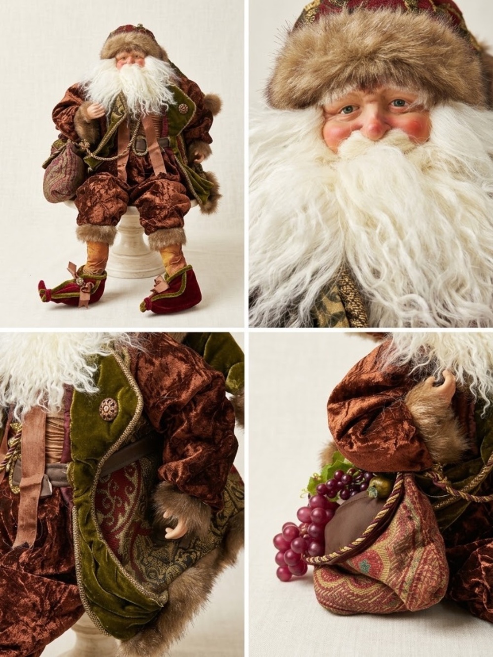 Large size Victorian era Santa